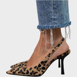 Anna Elegantni Slingback Čevlji z Visokim Petam