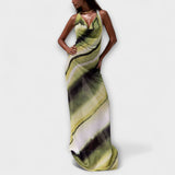 Klasične maxi obleke z gradientnim in tie-dye vzorcem