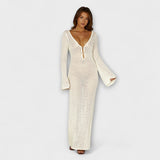 Anne - Bele plažne obleke Luna" could be rewritten as "Anne - Luna White Beach Dresses.