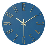 Stylish modern wall clock for an elegant living room