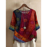 Valerie - Barvni boho-top