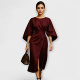 Sara - Elegantna obleka z rokavi