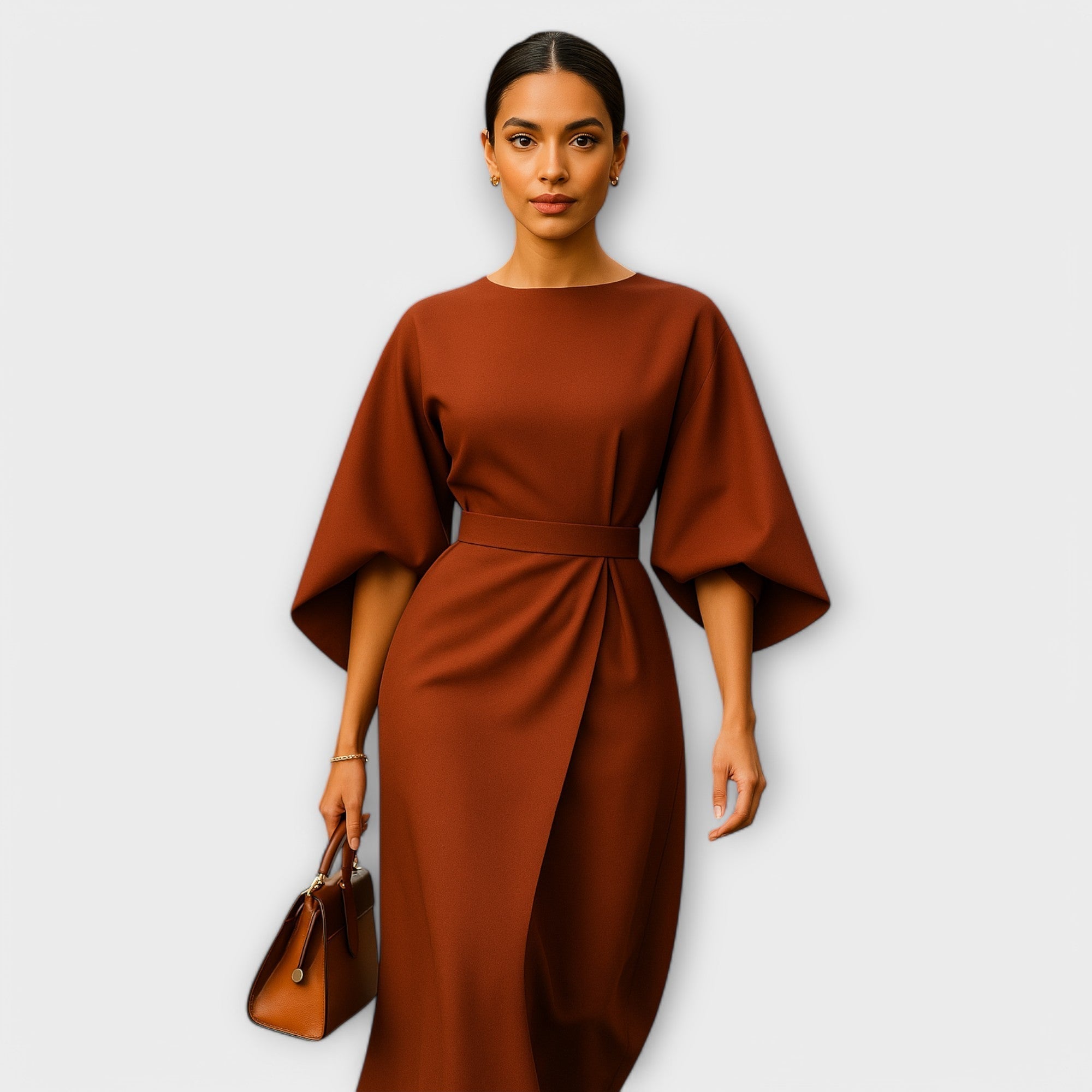 Sonia - Eleganten plašč z dolgimi rokavi