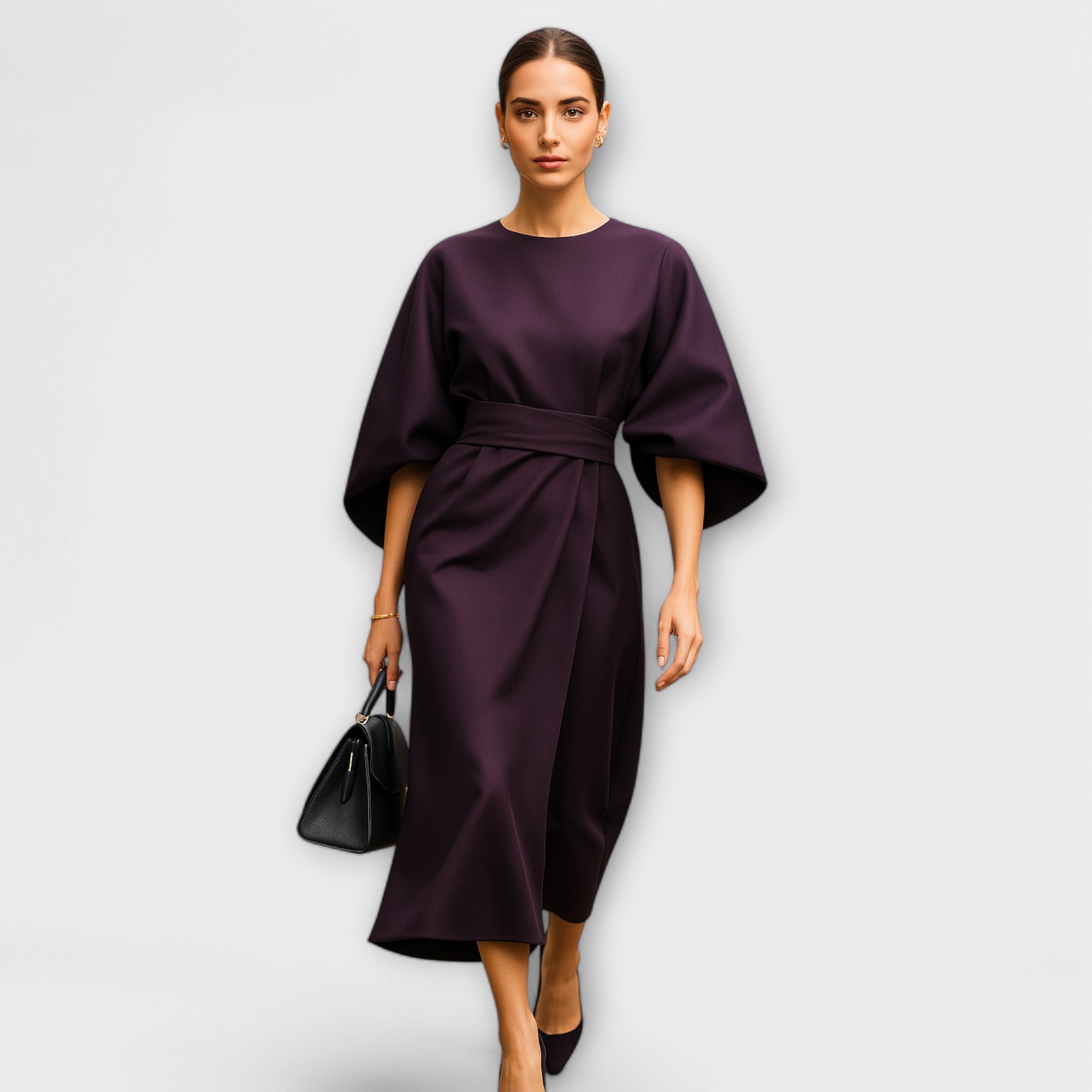 Sonia - Eleganten plašč z dolgimi rokavi