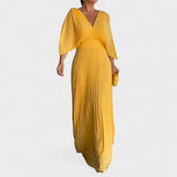 Noémia - Elegantna Dolga Pomladna Obleka