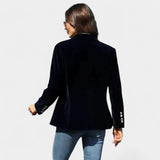 Andrea – Elegant Velvet Blazer