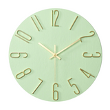 Stylish modern wall clock for an elegant living room