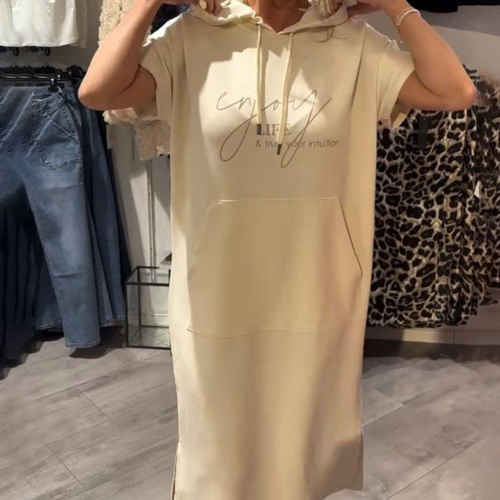 Sásquia - Casual obleka s kapuco