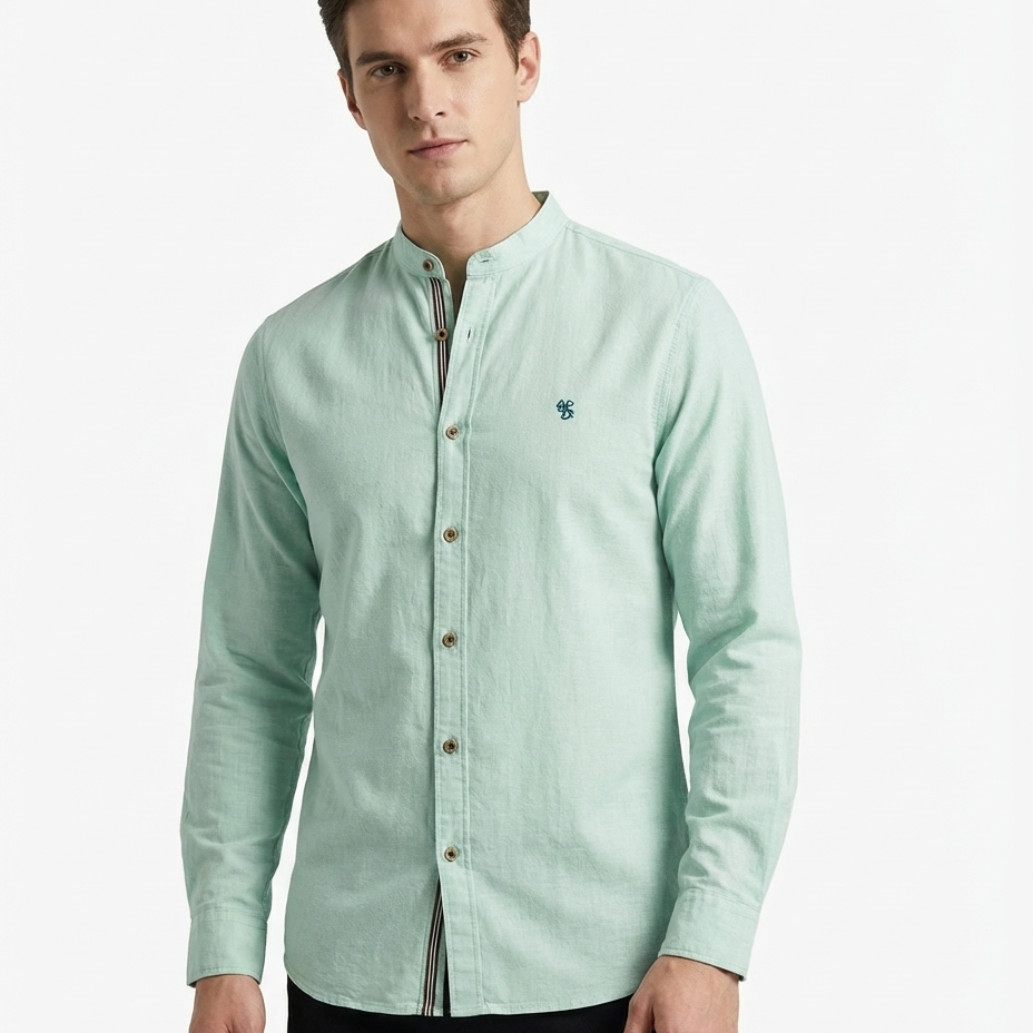 Tobias™ | Moderna moška majica s podolgimi rokavi in polo ovratnikom