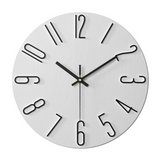 Stylish modern wall clock for an elegant living room