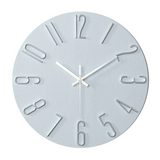 Stylish modern wall clock for an elegant living room