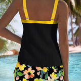 Miriam | Elegant Two-Piece Tankini Set