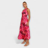 Sienna - Elegantne Maxi Obleke z Odkritim Izrezom.