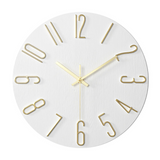 Stylish modern wall clock for an elegant living room