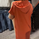 Sásquia - Casual obleka s kapuco