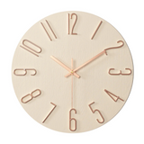 Stylish modern wall clock for an elegant living room