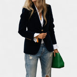 Andrea – Elegant Velvet Blazer