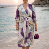 Valeria Obleka z V-izrezom