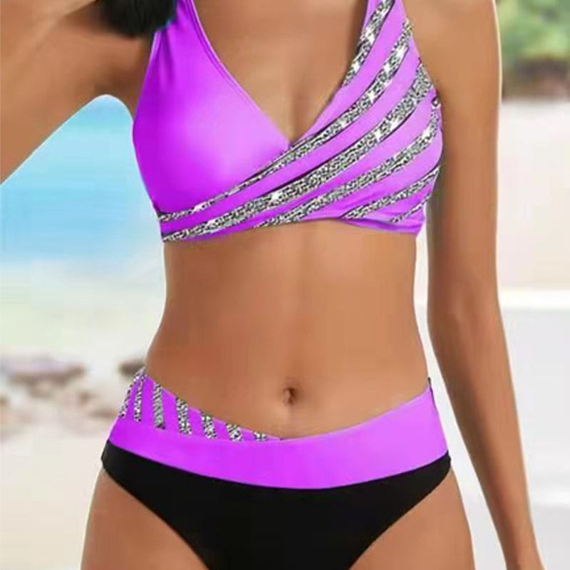 Mona | Bikini s toplimi tonami in vzorcem