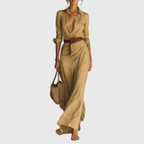 Thames – Elegantní Maxi Zavinovací Šaty