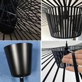 Edinstvena moderna kreativna LED stenska svetilka z elegantnim dizajnom klobuka