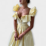 Lia - Obleka z Ruffles