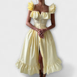 Lia - Obleka z Ruffles