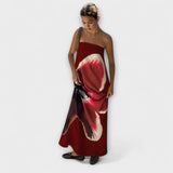 Elegantne brezramenske maxi obleke z off-shoulder dizajnom
