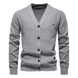 Schneider™ | Moški topel cardigan z V-izrezom