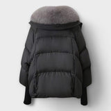 Lucyna - Elegantna jakna s krznenim detaljima