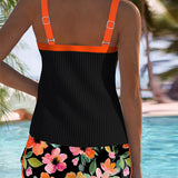 Miriam | Elegant Two-Piece Tankini Set