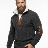 Will™ - Eleganten in udoben moški pulover z toplim flis ovratnikom