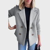 Emma - Elegantní blazer s pletenými rukávy