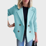 Emma - Elegantní blazer s pletenými rukávy