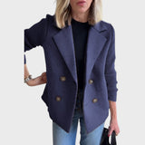 Emma - Elegantní blazer s pletenými rukávy
