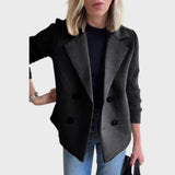Emma - Elegantní blazer s pletenými rukávy