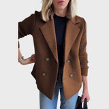 Emma - Elegantní blazer s pletenými rukávy