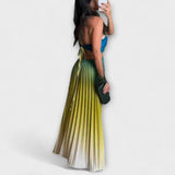 Haven - Elegantna Maxi Oblačila brez Rokavov s Tie-Dye Motivi