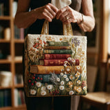 Quilted Artisan Bag - Cvetlični vzorec
