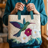 Quilted Bag - Kolibri in Bela Cvetlica