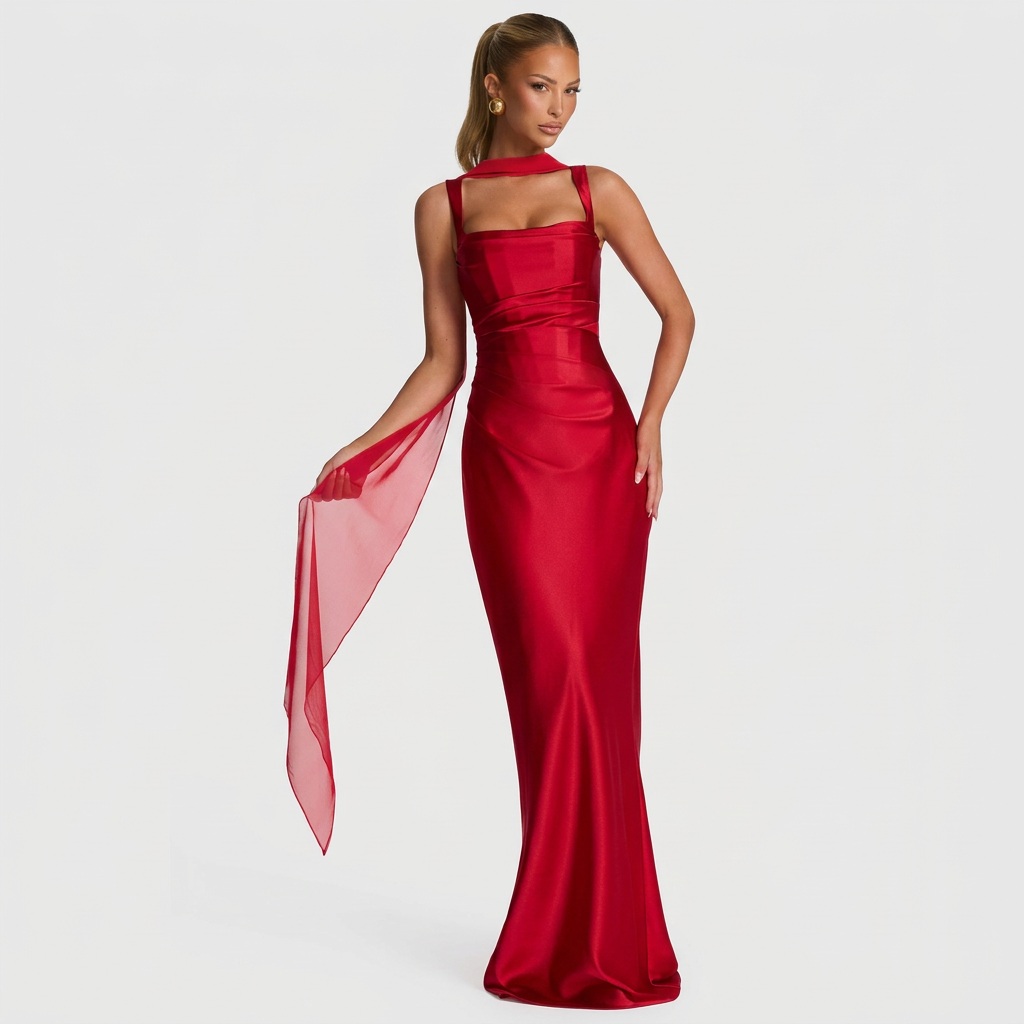 Luana - Eleganten Maxi Oblek