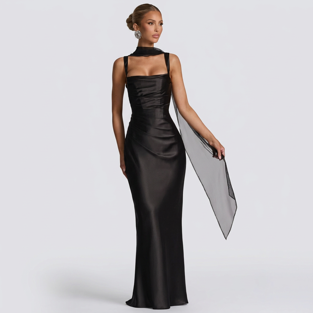 Luana - Eleganten Maxi Oblek