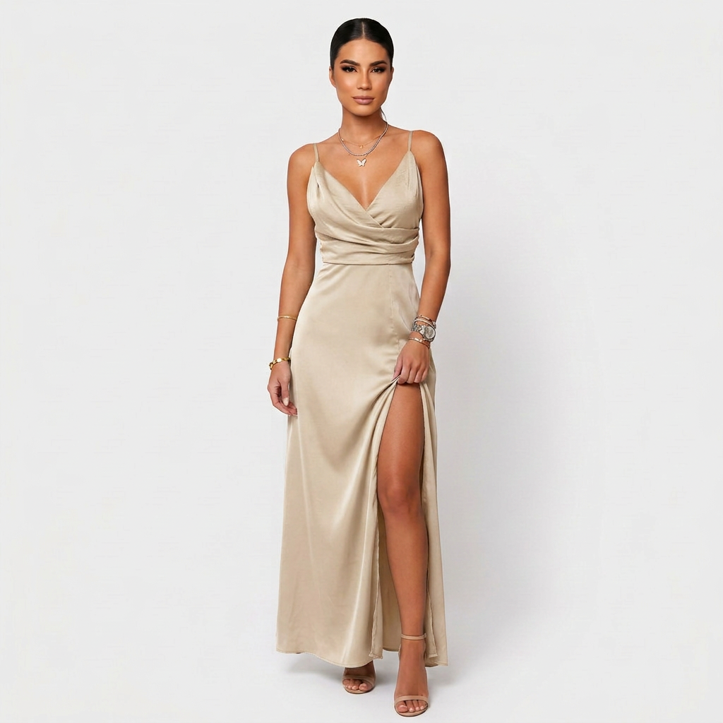 Lara - Elegantna Maxi Obleka