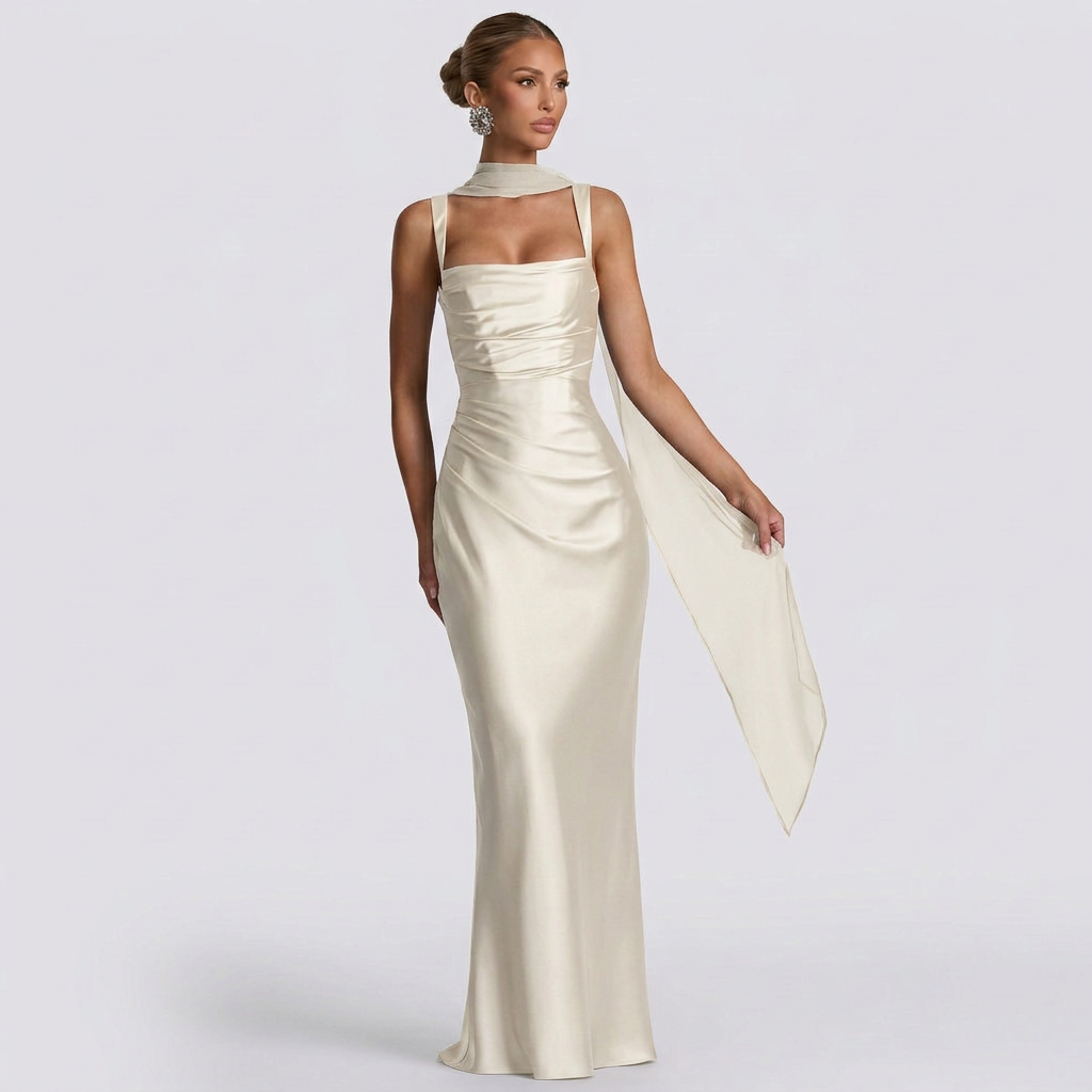Luana - Eleganten Maxi Oblek
