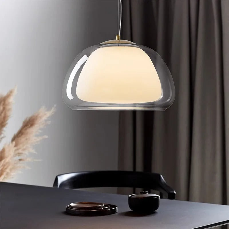 Sodobne LED viseče luči z nastavljivim steklenim pokrovom - Eleganten in prilagodljiv dizajn